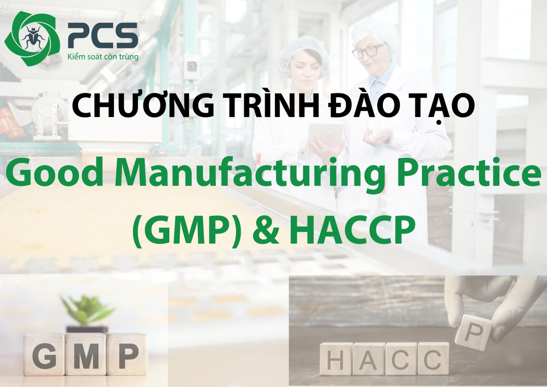 CHƯƠNG TRÌNH ĐÀO TẠO GMP & HACCP